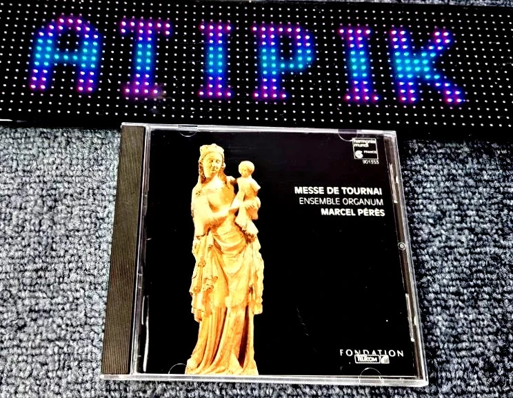 🌿Messe De Tournai - Ensemble Organum CD Rare & Original Harmonia Mundi 1991🥇